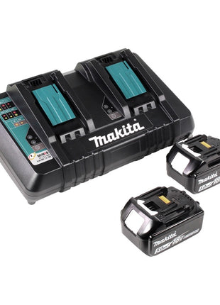 Makita DCE 090 PT2X1 tronçonneuse à batterie 36 V (2x 18 V) 230 mm sans balais + 2x batterie 5,0 Ah + double chargeur