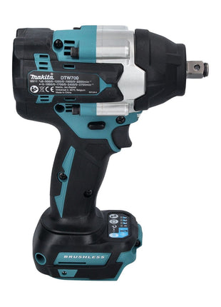 Makita DTW 700 F1 Llave de impacto a batería 18 V 700 Nm 1/2" XPT Brushless + 1x batería 3,0 Ah - sin cargador