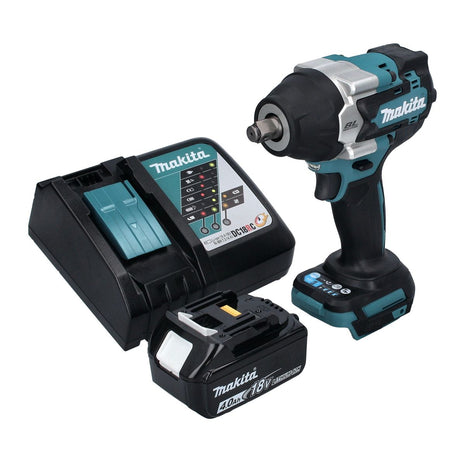 Makita DTW 700 RM1 akumulatorowy klucz udarowy 18 V 700 Nm 1/2" XPT bezszczotkowy + 1x akumulator 4,0 Ah + ładowarka