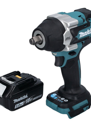 Makita DTW 700 T1 Visseuse à chocs sans fil 18 V 700 Nm 1/2" XPT brushless + 1x Batterie 5,0 Ah - sans chargeur