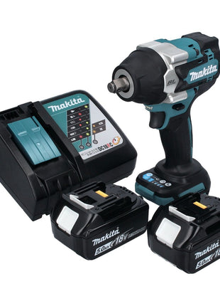 Makita DTW 700 RT Akku Schlagschrauber 18 V 700 Nm 1/2" XPT Brushless + 2x Akku 5,0 Ah + Ladegerät