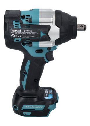 Makita DTW 700 G1 Akku Schlagschrauber 18 V 700 Nm 1/2" XPT Brushless + 1x Akku 6,0 Ah - ohne Ladegerät