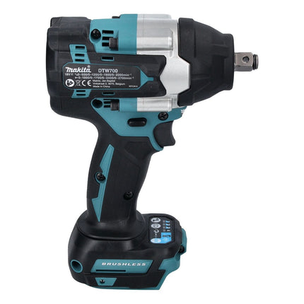 Avvitatore a impulsi a batteria Makita DTW 700 RG 18 V 700 Nm 1/2" XPT Brushless + 2x batteria ricaricabile 6,0 Ah + caricabatterie