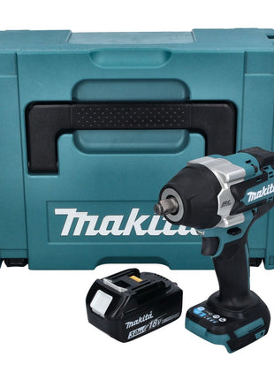 Makita DTW 700 F1J Akku Schlagschrauber 18 V 700 Nm 1/2" XPT Brushless + 1x Akku 3,0 Ah + Makpac - ohne Ladegerät