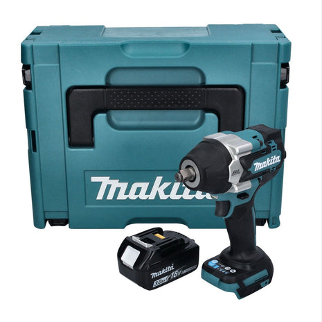 Makita DTW 700 F1J akumulatorowy klucz udarowy 18 V 700 Nm 1/2" XPT bezszczotkowy + 1x akumulator 3,0 Ah + Makpac - bez ładowarki