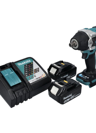 Makita DTW 701 RG akumulatorowy klucz udarowy 18 V 700 Nm 1/2" XPT bezszczotkowy + 2x akumulator 6,0 Ah + ładowarka