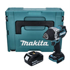 Avvitatore a impulsi a batteria Makita DTW 701 T1J 18 V 700 Nm 1/2