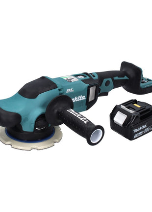 Pulidora excéntrica a batería Makita DPO 600 F1 18 V 150 mm XPT Brushless + 1x batería 3.0 Ah - sin cargador