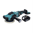 Levigatrice eccentrica a batteria Makita DPO 600 T1 18 V 150 mm XPT Brushless + 1x batteria 5,0 Ah - senza caricabatteria