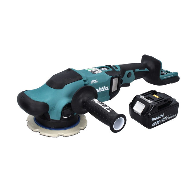 Levigatrice eccentrica a batteria Makita DPO 600 T1 18 V 150 mm XPT Brushless + 1x batteria 5,0 Ah - senza caricabatteria
