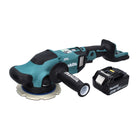 Levigatrice eccentrica a batteria Makita DPO 600 G1 18 V 150 mm XPT Brushless + 1x batteria 6,0 Ah - senza caricabatteria