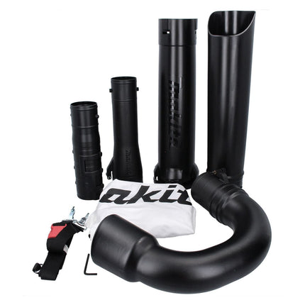 Makita DUB 363 PM2V Akku Gebläse / Laubsauger 36 V ( 2x 18 V ) Brushless + Absaug Set + 2x Akku 4,0 Ah + Doppelladegerät