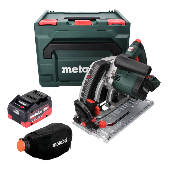 Metabo KT 18 LTX 66 BL Akku Tauchkreissäge 18 V 165 mm + 1x Akku 5,5 Ah + metaBOX - ohne Ladegerät - Toolbrothers