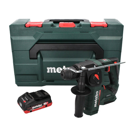 Metabo BH 18 LTX BL 16 Perceuse à percussion sans fil 18 V 1,3 J SDS-plus Brushless + 1x Batterie 4,0 Ah + Coffret MetaBOX - sans chargeur