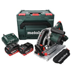 Metabo KT 18 LTX 66 BL Akku Tauchkreissäge 18 V 165 mm + 2x Akku 5,5 Ah + Ladegerät + metaBOX - Toolbrothers