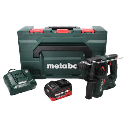 Metabo BH 18 LTX BL 16 Tassellatore a batteria 18 V 1.3 J SDS-plus Brushless + 1x Batteria 5,5 Ah + Caricabatterie + Valigetta MetaBOX