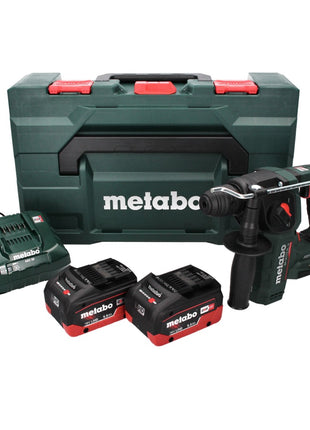 Metabo BH 18 LTX BL 16 akumulatorowa wiertarko-wkrętarka udarowa 18 V 1,3 J SDS-plus Brushless + 2x akumulator 5,5 Ah + ładowarka + MetaBOX