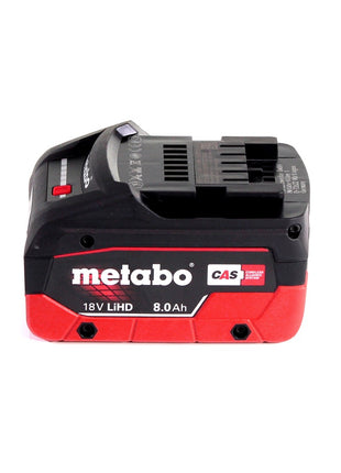 Metabo BH 18 LTX BL 16 Perceuse à percussion sans fil 18 V 1,3 J SDS-plus Brushless + 1x Batterie 8,0 Ah + Coffret MetaBOX - sans chargeur