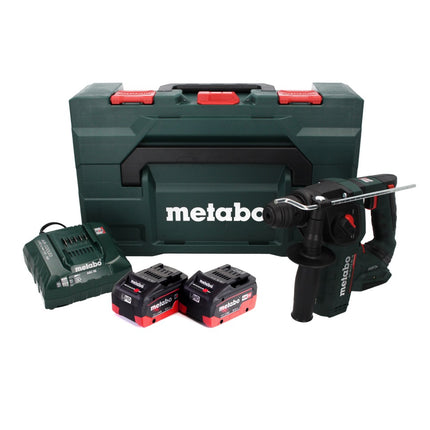 Metabo BH 18 LTX BL 16 Tassellatore a batteria 18V / 1.3 J / SDS-plus ( 600324840 ) + 2x Batterie 8,0 Ah + Caricabatterie + Valigetta MetaBOX