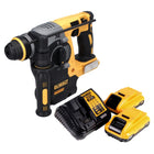 DeWalt DCH 273 L2 Akku Kombihammer 18 V 2,1 J SDS Plus Brushless + 2x Akku 3,0 Ah + Ladegerät
