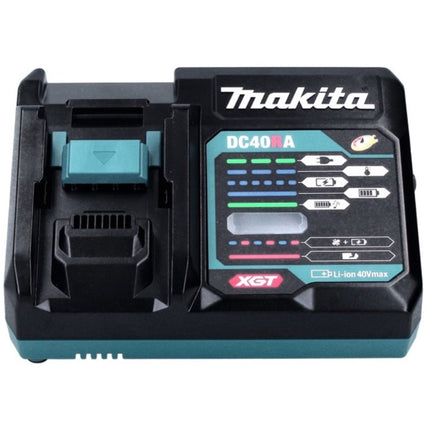Kit alimentatore Makita 40 V max. con 1x batteria BL 4040 4,0 Ah XGT + caricabatteria rapido DC 40 RA XGT LXT + adattatore di ricarica ADP10