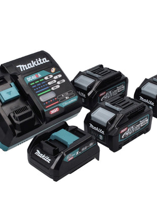 Makita Power Source Kit 40 V max. mit 3x BL 4040 Akku 4,0 Ah XGT + DC 40 RA Schnell Ladegerät XGT LXT + ADP10 Ladeadapter