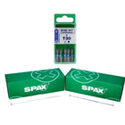 SPAX Set BIT T-STAR plus T30 - 6,4 x 25 mm, 5 Stk. ( 5000009182309 ) + HI.FORCE Tellerkopf Schraube 6,0 x 60 mm 200 Stk. ( 0251010600605 )