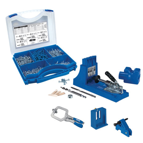 KREG Jig K4 Master-System (K4MS) Système de connexion bois avec trou de poche + Jeu de vis - 675 pièces