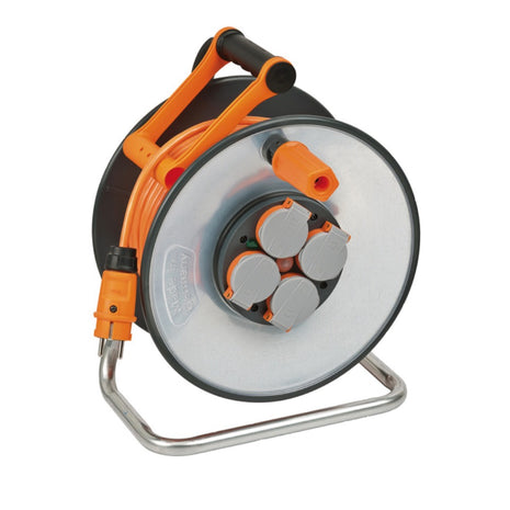 Brennenstuhl professionalLINE SteelCore Enrouleur de câble, 33 m - IP 44, H07BQ-F 3G2,5 (9192330200)