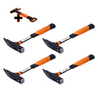 Picard 820M Set 4x BlackGiant Martello da carpentiere, liscio 600 g ( 4x 0082000 ) + Apribottiglie con look martello