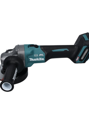 Amoladora angular a batería Makita GA 005 GM101 40 V máx. 125 mm Brushless XGT + 1x batería 4,0 Ah + cargador + campana de aspiración + Makpac