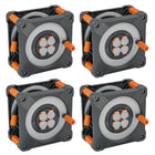 Brennenstuhl professionalLINE Set 4x Kabeltrommel mit Rundum Überrollschutz ( 4x 9201500100 ) 50 m 4 Steckdosen IP44 BGI 608