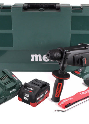 Martillo combinado a batería Metabo KHA 18 LTX 18 V (600210860) + 1x batería 10,0 Ah + cargador + maletín