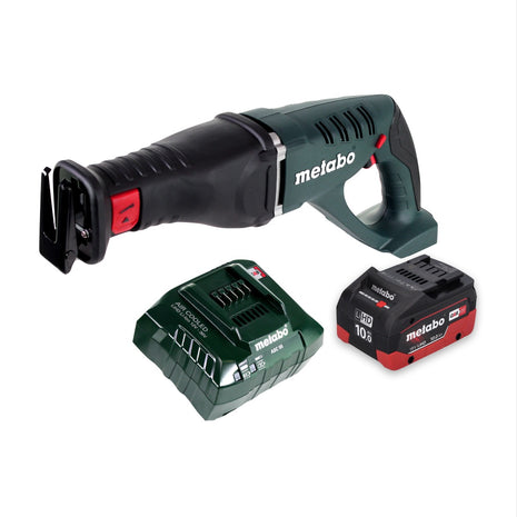 Metabo ASE 18 LTX Akku Säbelsäge 18 V + 1x Akku 10,0 Ah + Ladegerät