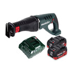 Metabo ASE 18 LTX Akku Säbelsäge 18 V + 2x Akku 10,0 Ah + Ladegerät