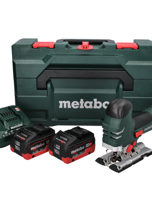 Metabo STA 18 LTX 140 Akku Stichsäge 18 V + 2x Akku 10,0 Ah + Ladegerät + metaBOX