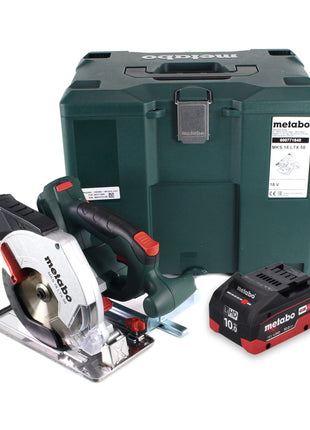 Metabo MKS 18 LTX 58 Akku Metall Handkreissäge 18 V 165 mm + 1x Akku 10,0 Ah + MetaLoc - ohne Ladegerät