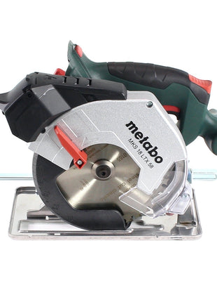 Metabo MKS 18 LTX 58 Akku Metall Handkreissäge 18 V 165 mm + 2x Akku 10,0 Ah + Ladegerät + MetaLoc