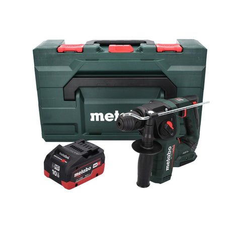 Metabo BH 18 LTX BL 16 Akku Bohrhammer 18 V 1.3 J SDS-plus Brushless + 1x Akku 10,0 Ah + MetaBOX - ohne Ladegerät