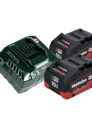 Metabo BH 18 LTX BL 16 Perceuse à percussion sans fil 18 V 1,3 J SDS-plus Brushless + 2x Batteries 10,0 Ah + Chargeur + Coffret MetaBOX