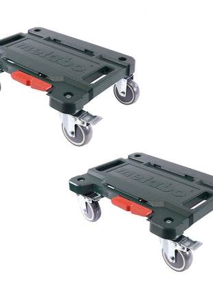 Metabo 2x plataforma rodante metaBOX (2x 626894000) para metaBOX