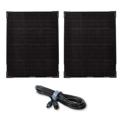 Goal Zero Yeti 200X Portable Power Station - 230 V 13 Ah + 2x Boulder 50 Solarpanel 22 V 50 W 3,5 A + 4,5 Meter Verlängerungskabel + 2x Boulder Montagekit