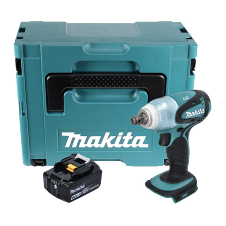 Makita DTW 251 G1J akumulatorowy klucz udarowy 18 V 230 Nm 1/2" + 1x akumulator 6,0 Ah + Makpac - bez ładowarki