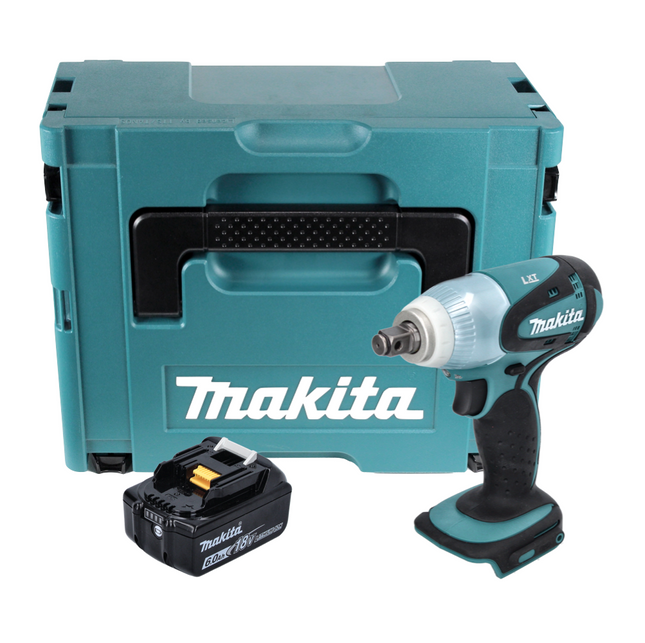 Avvitatore a impulsi a batteria Makita DTW 251 G1J 18 V 230 Nm 1/2" + 1x batteria ricaricabile 6,0 Ah + Makpac - senza caricabatterie