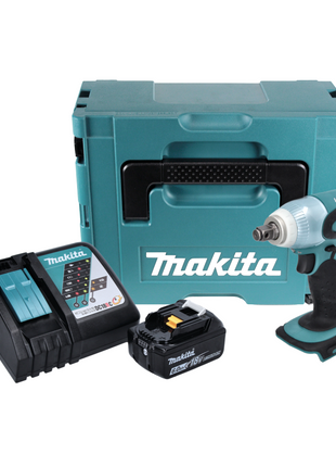 Makita DTW 251 RG1J Clé à choc sans fil 18 V 230 Nm 1/2'' + 1x batterie 6,0 Ah + chargeur + Makpac