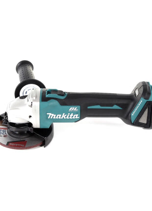 Amoladora angular a batería Makita DGA 504 RGJ 18 V 125 mm sin escobillas + 2x baterías 6,0 Ah + cargador + Makpac