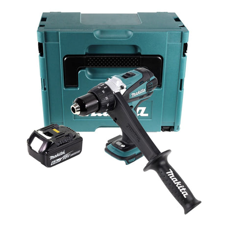 Makita DDF 458 G1J cordless drill driver 18 V 91 Nm + 1x rechargeable battery 6.0 Ah + Makpac - without charger