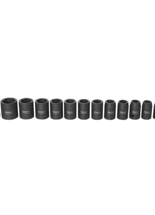 Rodcraft RS4114 Set de douilles 1/2" 14 pcs. 10 - 27 mm ( 8951012356 ) écrous CrMo résistant aux chocs clé à douille