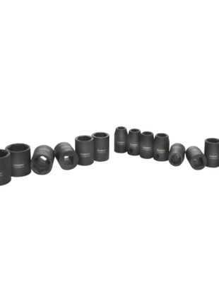 Rodcraft RS4114 Set de douilles 1/2" 14 pcs. 10 - 27 mm ( 8951012356 ) écrous CrMo résistant aux chocs clé à douille