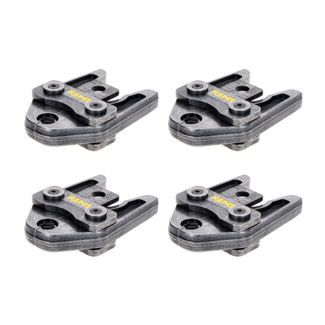 REMS ganascia di pressatura pinza di pressatura 4x Standard V 12 ( 4x 570107 ) per presse radiali ( eccetto Mini-Press )